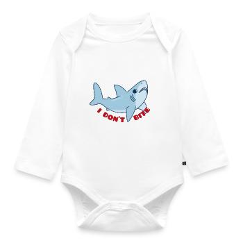 Meerestiere - Baby Bio-Langarm-Body - Weiß - Vorne