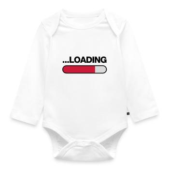 loading - Baby Bio-Langarm-Body - Weiß - Vorne