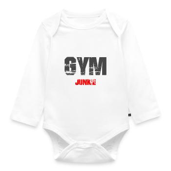 Fitness | Fitness | Fitness | Fitness | Fitness | - Baby Bio-Langarm-Body - Weiß - Vorne