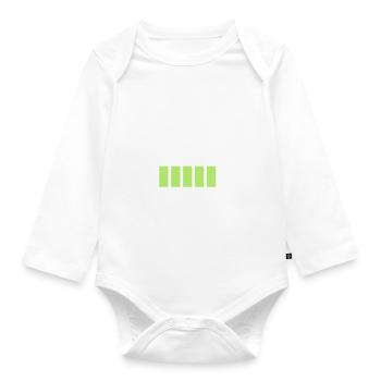 Tochter - Akku - Baby Bio-Langarm-Body - Weiß - Vorne