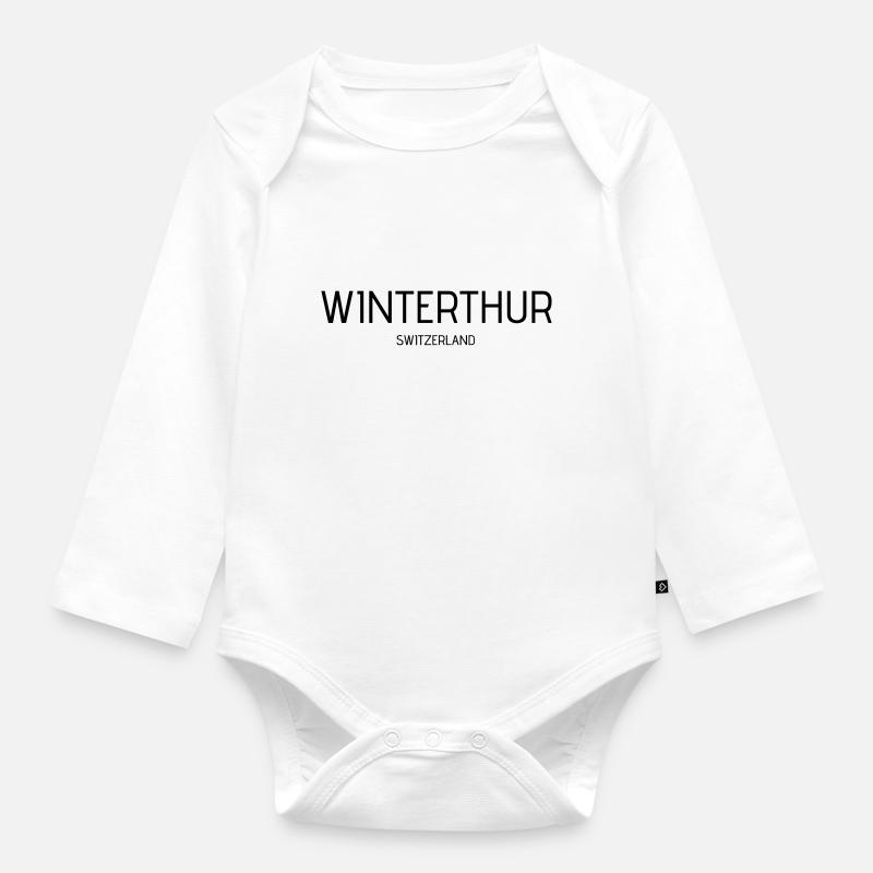 Winterthur - Baby Bio-Langarm-Body - Weiß