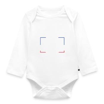 Make Gas Prices Great Again - Baby Bio-Langarm-Body - Weiß - Vorne