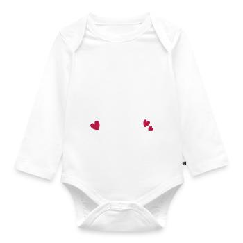 Chère maman super travail, nous sommes géniaux - Merci - Body Bébé bio manches longues - blanc - Devant