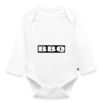 BBQ - Baby Bio-Langarm-Body - Weiß - Vorne