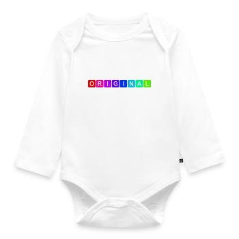 Original - Organic Longsleeve Baby Bodysuit - white - Front
