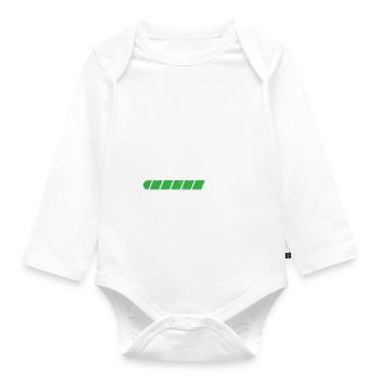 Funny I Needed Tacos - Baby Bio-Langarm-Body - Weiß - Vorne
