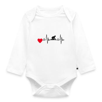 Floor layers Floor layers Parquet layers Carpet layers - Organic Longsleeve Baby Bodysuit - white - Front