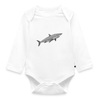 Noah's Birthday Noah - Organic Longsleeve Baby Bodysuit - white - Front