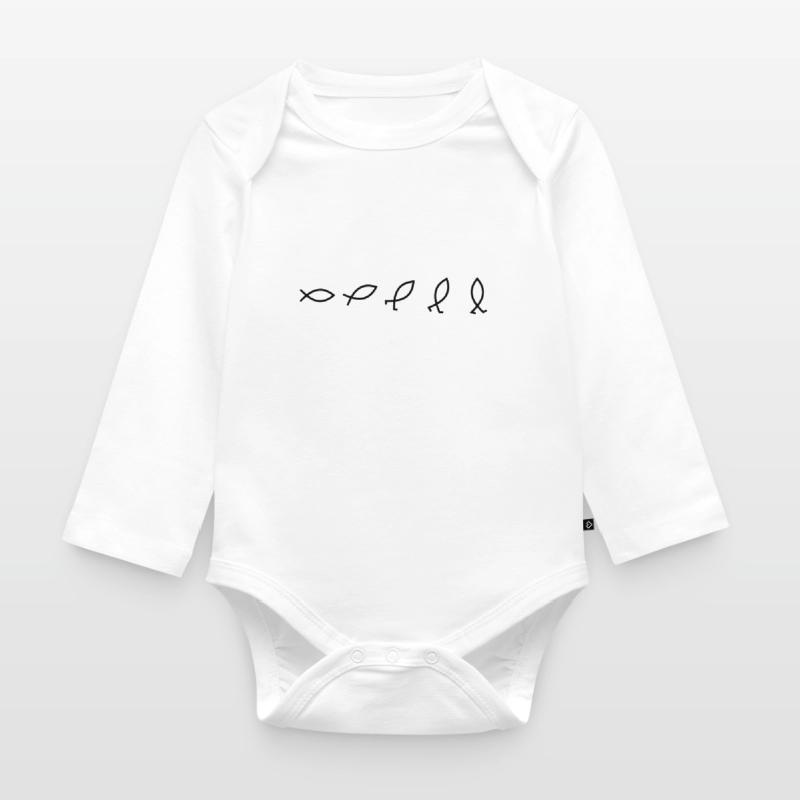 Evolution Fisch Baby Bio-Langarm-Body