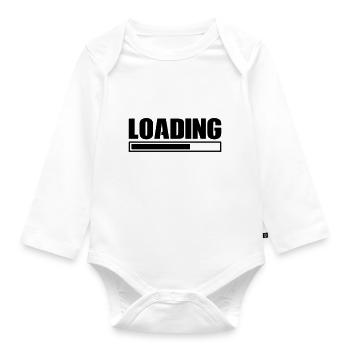 Loading - Organic Longsleeve Baby Bodysuit - white - Front