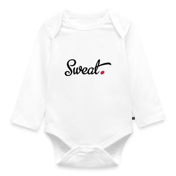 Sport - Baby Bio-Langarm-Body - Weiß - Vorne