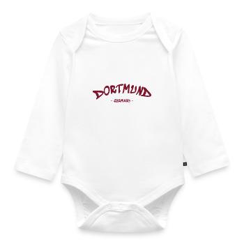 Dortmund Germany Deutschland - Nordrhein-Westfalen - Baby Bio-Langarm-Body - Weiß - Vorne