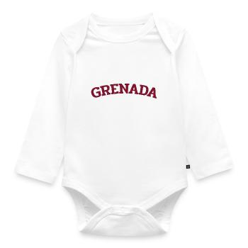 Grenada - Saint George ́s - Caribbean - West Indies - Organic Longsleeve Baby Bodysuit - white - Front