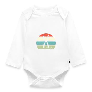 Best Extra Chromosome Ever Down Syndrome Awareness - Organic Longsleeve Baby Bodysuit - white - Front