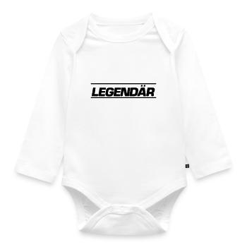 legendary - Organic Longsleeve Baby Bodysuit - white - Front
