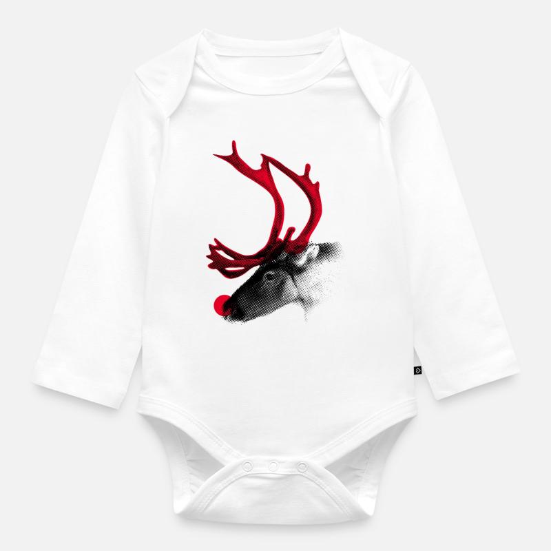 Pure - Organic Longsleeve Baby Bodysuit - white
