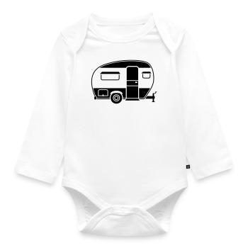 Caravan - Organic Longsleeve Baby Bodysuit - white - Front