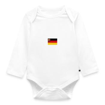 Mainz - Organic Longsleeve Baby Bodysuit - white - Front