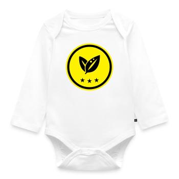 Leaf Ecology - Organic Longsleeve Baby Bodysuit - white - Front