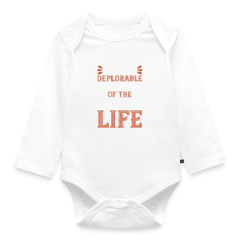 Le sommeil, cette réduction déplorable de la joie de - Body Bébé bio manches longues - blanc - Devant