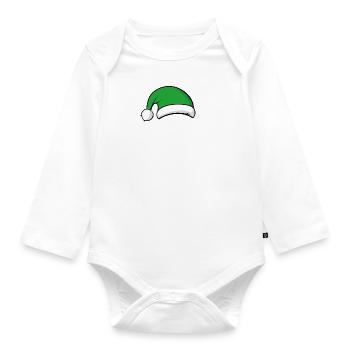 Der musikalische Elf - Baby Bio-Langarm-Body - Weiß - Vorne