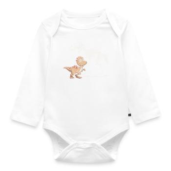 Encore petit mais bientôt gigantesque - Body Bébé bio manches longues - blanc - Devant