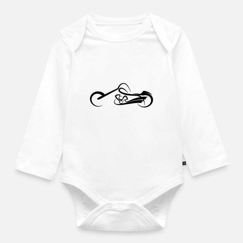 Chopper - Baby Bio-Langarm-Body - Weiß