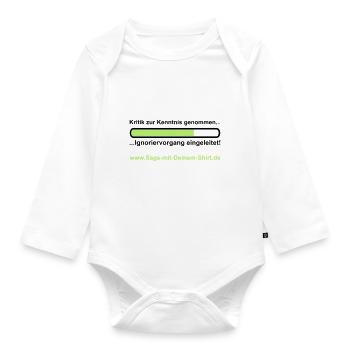 Ignoriervorgang - Promotion - Organic Longsleeve Baby Bodysuit - white - Front