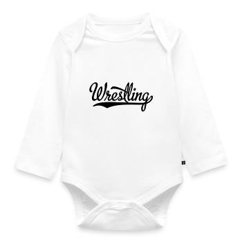 Ringen - Baby Bio-Langarm-Body - Weiß - Vorne
