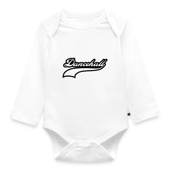 dancehall - Baby Bio-Langarm-Body - Weiß - Vorne