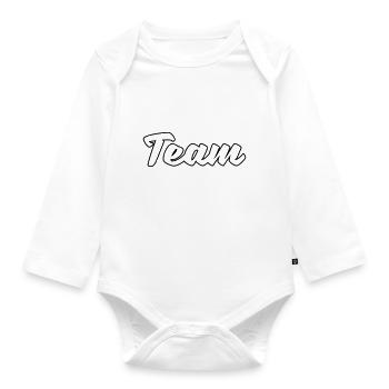 team - Baby Bio-Langarm-Body - Weiß - Vorne