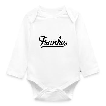 Franke - Baby Bio-Langarm-Body - Weiß - Vorne