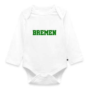 Bremen - Germany - Hanseatic City - Germany - Organic Longsleeve Baby Bodysuit - white - Front