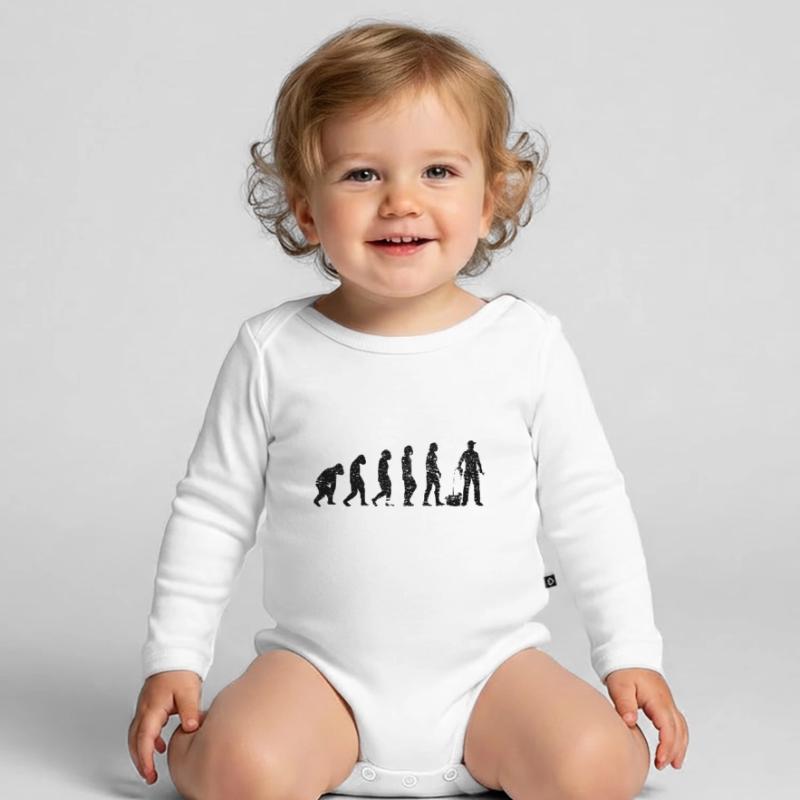 Craft Evolution Craftsman Tool Electronics Organic Longsleeve Baby Bodysuit