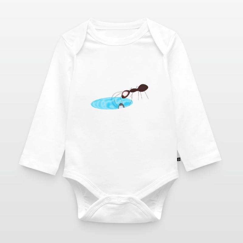 Fourmi Body Bébé bio manches longues