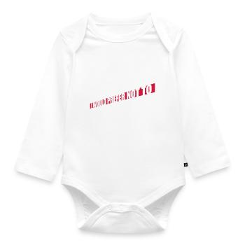 I prefer not to - Organic Longsleeve Baby Bodysuit - white - Front