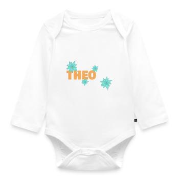 Edelweiß Theo - Baby Bio-Langarm-Body - Weiß - Vorne
