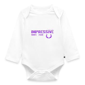 Impressive since 2006 - Organic Longsleeve Baby Bodysuit - white - Front