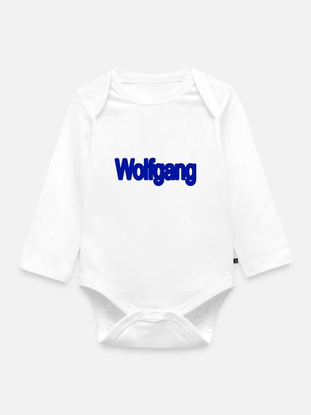 Wolfgang - Baby Bio-Langarm-Body - Weiß