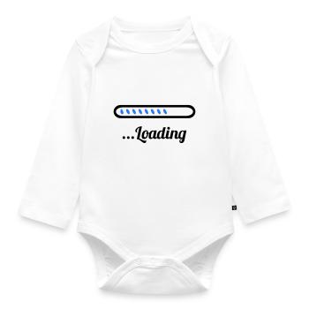 Loading - Organic Longsleeve Baby Bodysuit - white - Front