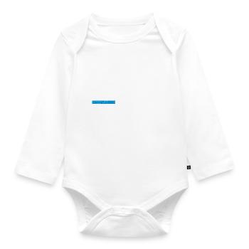 Hold On Let Me Overthink This Loading Bar Loading - Organic Longsleeve Baby Bodysuit - white - Front