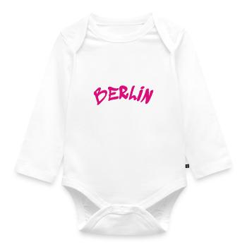 Berlin - Germany - Germany - Brandenburg Gate - Organic Longsleeve Baby Bodysuit - white - Front