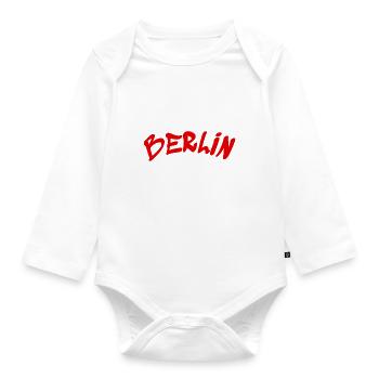 Berlin - Germany - Germany - Brandenburg Gate - Organic Longsleeve Baby Bodysuit - white - Front
