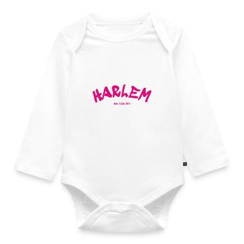 Harlem - New York City - États-Unis - Amérique - Body Bébé bio manches longues - blanc - Devant