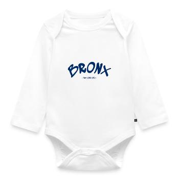 Bronx - New York City - USA - Amerika - Baby Bio-Langarm-Body - Weiß - Vorne
