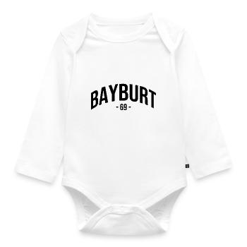 Bayburt 69 Turkey Turkiye Gift Bayburtlu TR - Organic Longsleeve Baby Bodysuit - white - Front