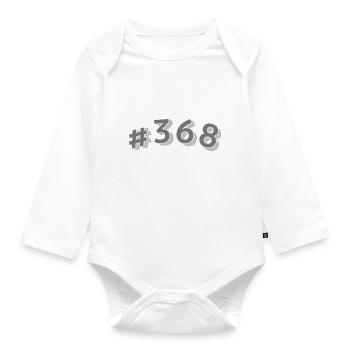 #368 - Organic Longsleeve Baby Bodysuit - white - Front