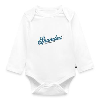 Spandau Berlin Bezirk Deutschland - Baby Bio-Langarm-Body - Weiß - Vorne