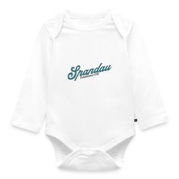 Spandau Berlin Bezirk Deutschland - Baby Bio-Langarm-Body - Weiß - Vorne