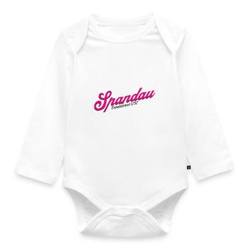 Spandau Berlin Bezirk Deutschland - Baby Bio-Langarm-Body - Weiß - Vorne